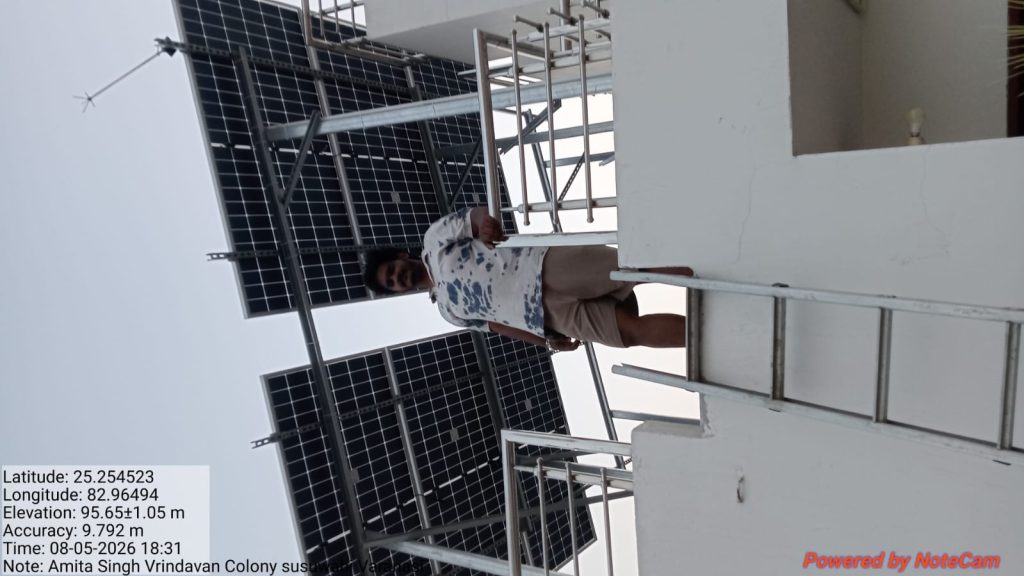 Rooftop solar Installation